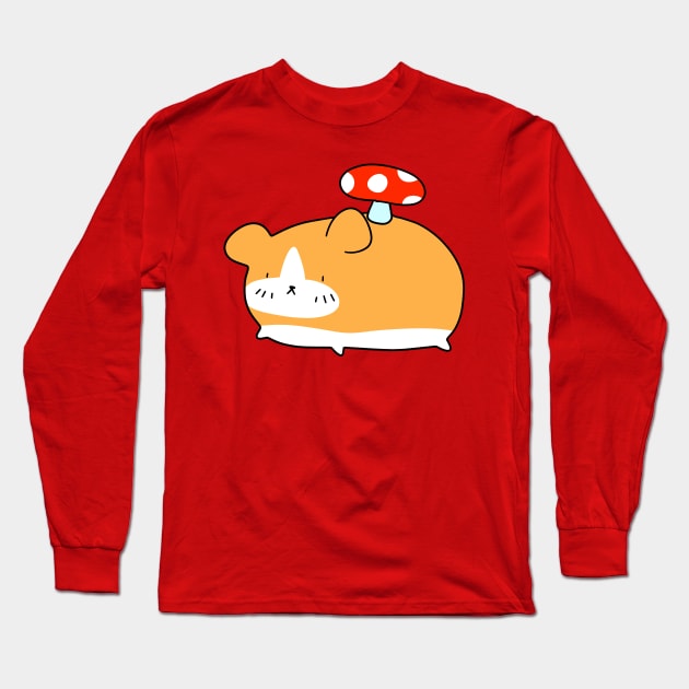 Mushroom Hamster Long Sleeve T-Shirt by saradaboru